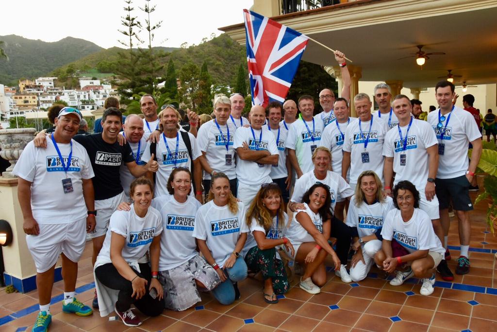 british veterans padel team