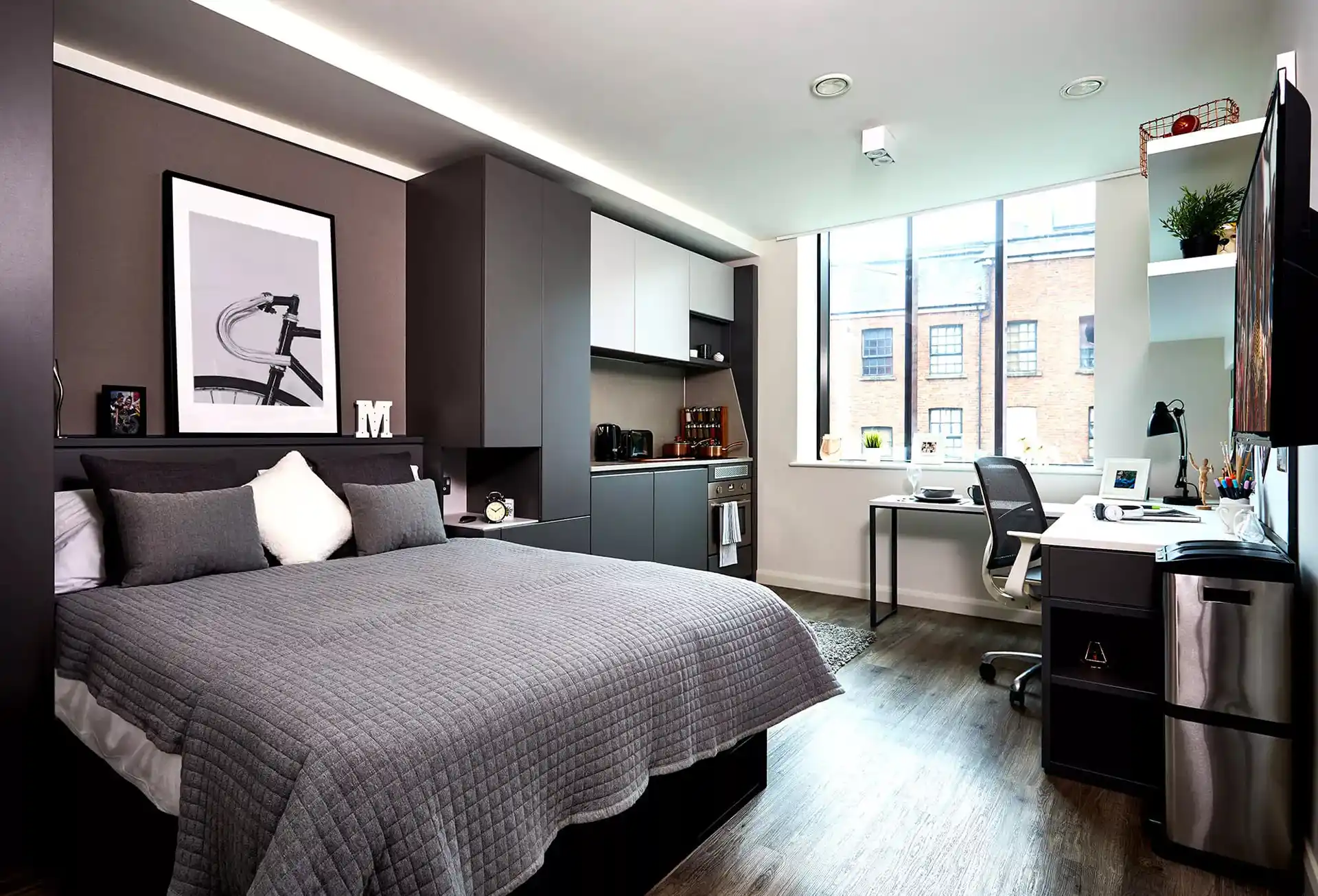 bedroom at vita manchester circle square