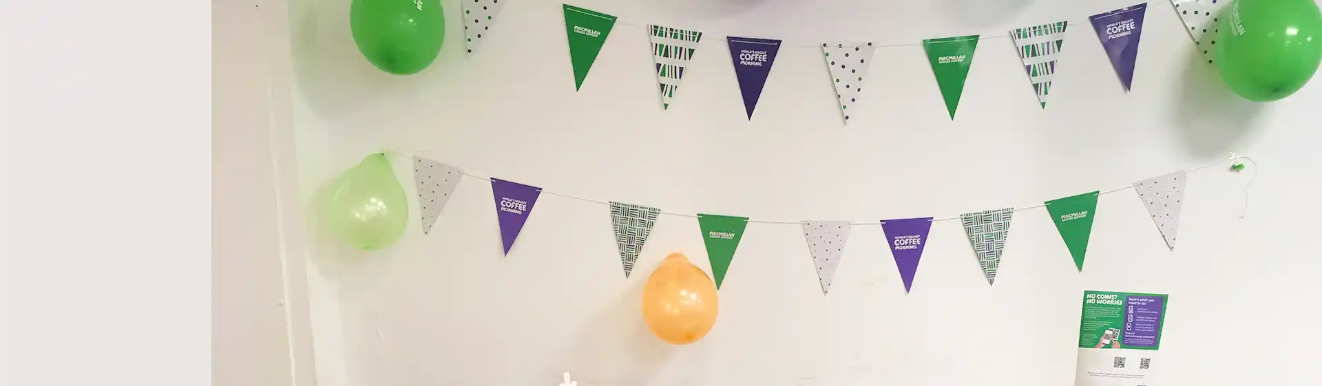 macmillan coffee morning banner