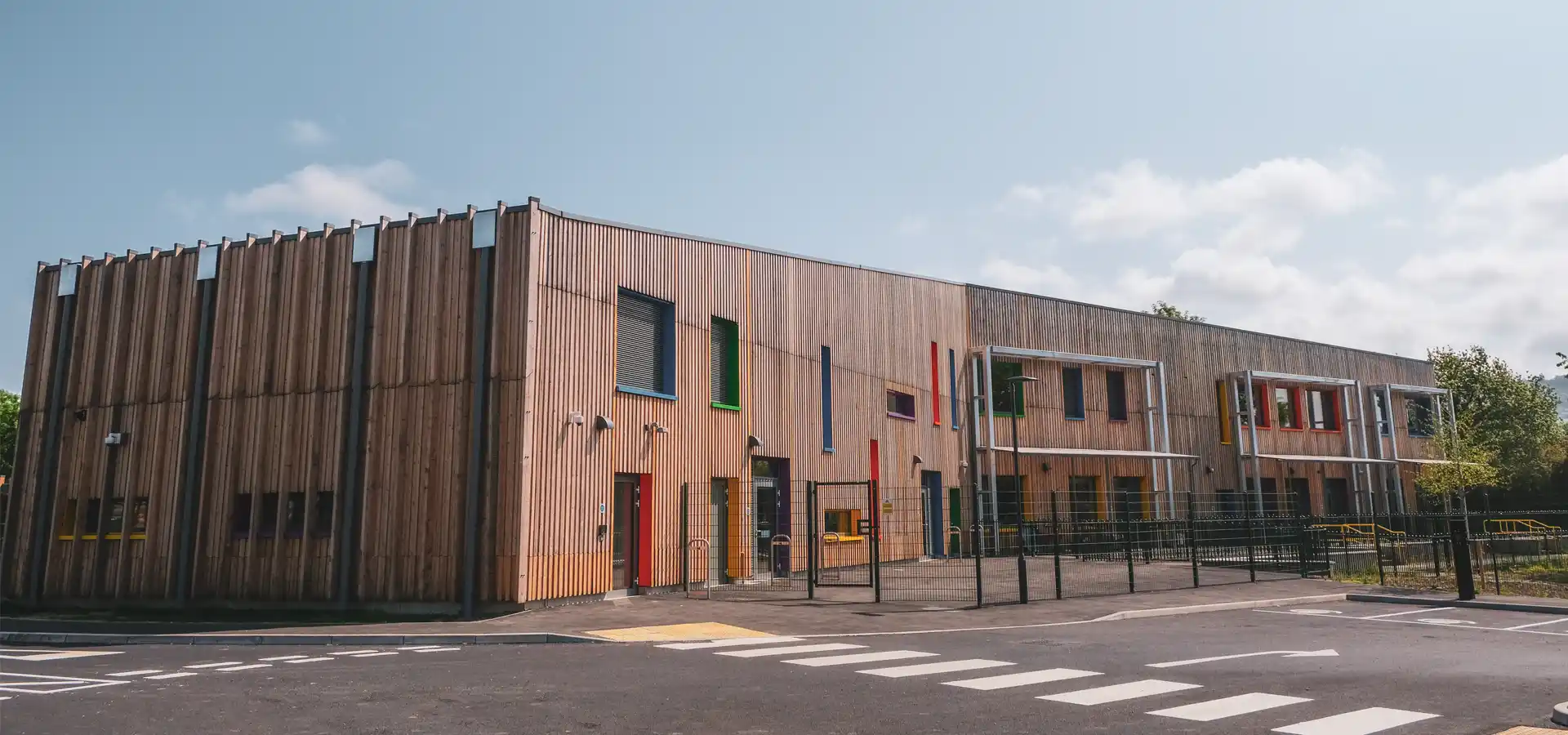 Exterior of Ysgol Gymraeg Y Trallwng